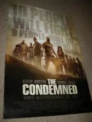 THE CONDEMNED 13.5x20 PROMO MOVIE POSTER Steve Austin