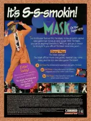 1995 The Mask SNES Sweepstakes Original Advertisement / Retro Wall Art v1