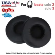 Solo 2 / 3 Wireless Beats Replacement Earpads Cover Cushion BLACK Ear Pads
