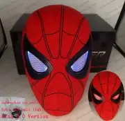 Spider-Man Mask Light up Moving Arachnid Eyes Remote Control Helmet Masks Gift