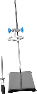 HEALEEP Laboratory Rack with Clamp Stand Heavy Duty Support for Lab Equipment Easy to Assemble and Disassemble Stable Platform for Experiments Versatile Table Rod Stand with Clamps