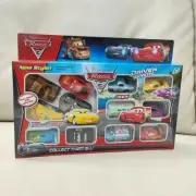12Pcs Disney Pixar Cars Lightning McQueen Jackson Storm Mater PVC Model Car Toy