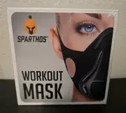 Sparthos Workout Training Mask Black High Altitude Conditioning New Sealed