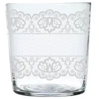 在飛比找博客來優惠-《EXCELSA》寬口玻璃杯(白蕾絲370ml) | 水杯 