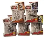 MATCHSTICK, TANK GUNNER, THIRE, CAPTAIN REX, CLONE TROOPER ACTION FIGURES (J9)