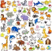 SpriteGru 60 PCS Cartoon Animals Zoo Magnets for Toddlers Kids, Perfect Preschool Learning