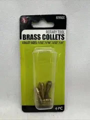 Brass Collet Set 4 Pcs Chuck 1/32"-1/8" Jewelry Dremel Flexshafts Rotary Tools