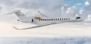 Bombardier Global 7500 Business Jet Airplane Wood Model Large Free Ship New
