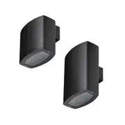 LED Column Light Single or Double Beam 10w/20W 3000K in Black Superlux Lighting - LH4901-BL, LH5001-BL