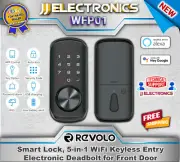 Revolo WFP01 Smart Lock, 5-in-1 WiFi Keyless Entry Electronic Deadbolt for Front