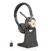 (Upgraded Version) Wireless Headset-V5.3 Bluetooth Headphones with Microphone...