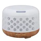 Wood Grain 300ml Humidifier with 7 LED Colors Auto Off for Baby Room