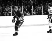 Anders Hedberg Of The New York Rangers 1980 Old Ice Hockey PHOTO 1
