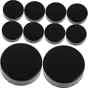 EXHUMKY 20pcs Training Ice Hockey Hockey Black Pucks Table Game Pu Black