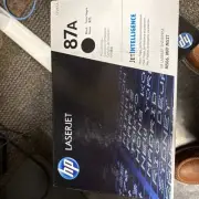 HP 87A Black LaserJet Toner Cartridge,CF287A,Works with M501 ,M506,M527 Printers