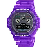 在飛比找ETMall東森購物網優惠-CASIO 卡西歐 G-SHOCK 繽紛半透明手錶 DW-5