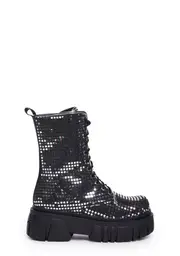 [Club Exx] Disco Fusion Combat Boots