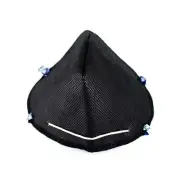 3Pack Cotton Reusable Face Mask Black Fashion Washable Masks Unisex