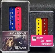 Seymour Duncan Jason Becker Perpetual Burn Blue/Pink and SH-2n Jazz Yellow/Red