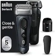 [Braun] Series 8, Electric Shaver with Precision Trimmer, 8563cc, Wet & Dry, Rechargeable, Cordless, Black