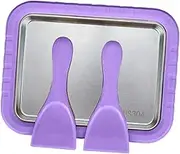 MYCENSE Ice Cream Roll Maker Instant Gelato Pan DIY Smoothies Instant Cold Plate for Gelato, Purple