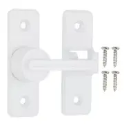 180° Barn Door Lock Flip Latches Safety Door Bolt Latch Lock White