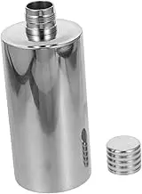 OKUMEYR Mini Stainless Steel Flask 500ml Alcohol Flask Portable Water Bottle for Men Outdoor Adventure Accessory