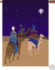 Three Wise Men House Size (28" x 40" Approx) Flag...8...... PR 52528