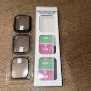 Lot of 3 Apple Watch 45mm cases with built in screen protector C277