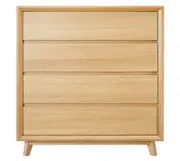 [Sleeping Giant] Morgan Oak Tallboy - 4 Drawer