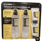 COSRX Advanced Snail96 Mucin essence + snail92 All in one cream Korean Power Kit