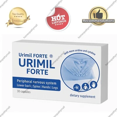 Urimil Forte 30 Capsules – Peripheral Nervous System Support– B Vitamins Complex