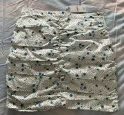 Supre Ruched Floral Mini Skirt Size 16