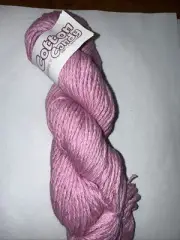 Almost Home 100% Cotton Chunky Yarn - COTTON CANDY - Pink - 3oz, 88yd