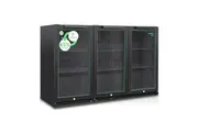 Husky 280L Eco Triple Door Back Bar Drinks Chiller in Black (C3HECO840BKAU)