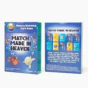 Celestial Buddies Match Made in Heaven Card Game | Classic Memory Matching Fun Educational Game for Kids Ages 3+ | 2-4 Players | STEM Learning, Planets & Space Exploration