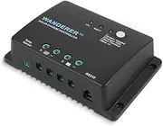 Renogy Wanderer Li 30A 12V PWM Negative Ground Charge Controller Compatible with Lithium, Sealed, Gel, and Flooded Batteries and Renogy Bluetooth Module
