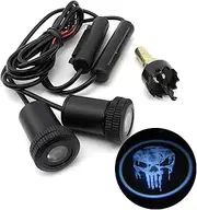 iNewcow Cold Blue Bat Batman Car Door LED Projector Light Courtesy Welcome Logo Light Shadow Ghost Laser Lamp (1 Pair)