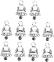 [TEHAUX] Classic Elegance Vintage Bell 10pcs Mini Christmas Bells for Diy Projects