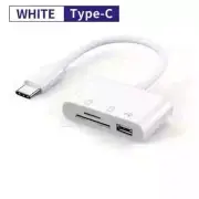 1PC USB C SD Card Reader Adapter Type C Micro SD TF Card Reader Multifunction 3
