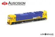 Auscision (BL-14S) BL32 Pacific National Intermodal Blue/Yellow - HO Scale
