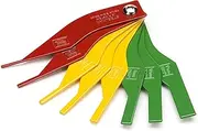 STEELMAN 97844 8-Piece Brake Lining Thickness Gauge