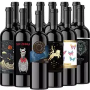 12 Bottle - Mixed Shiraz 750ml Red Wine South Australia Vineyards