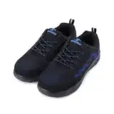 在飛比找遠傳friDay購物優惠-PROMARKS 寶瑪士 飛織輕量安全鞋黑藍 男鞋