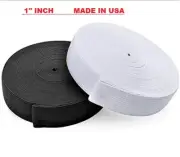 1" inch Elastic band 50 yard of high quality sewing elastic MADE IN USA