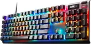 SteelSeries Apex Pro (Full-Size) 0.1-4.0mm Adjustable Hyper-Magnetic Rapid Trigger OmniPoint 2.0 Switch Mechanical Gaming Keyboard (US Layout) - World’s Fastest Gaming Keyboard