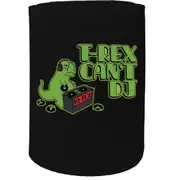 Alcohol Animal Stubby Holder - T Rex Dj Dinosaur - Funny Novelty Birthday Gift Joke Beer Can Bottle
