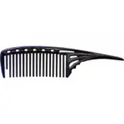 Y.S.PARK large tail comb YS-CL603 BLACK full-length 217mm