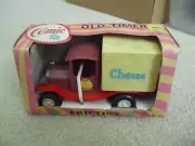 Vintage 1960s Marx Plastic Comic Old Timer Cheese Friction Truck in Box NOS