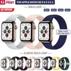 For Apple Watch Band Series SE 6 5 4 3 2 Solo Loop Silicone Elastic iWatch Strap
